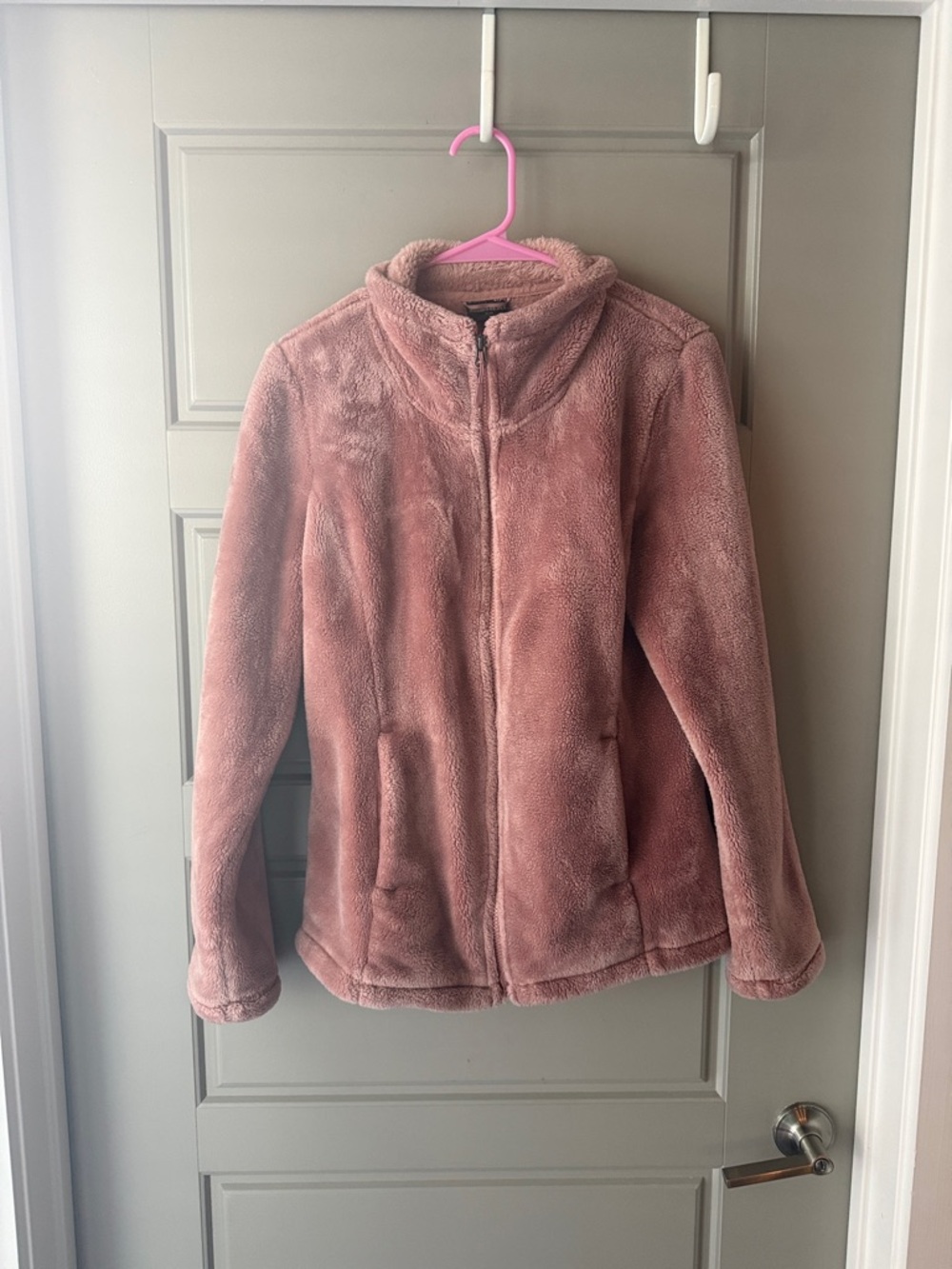 32 Degrees Plush Jacket in Dusty Rose